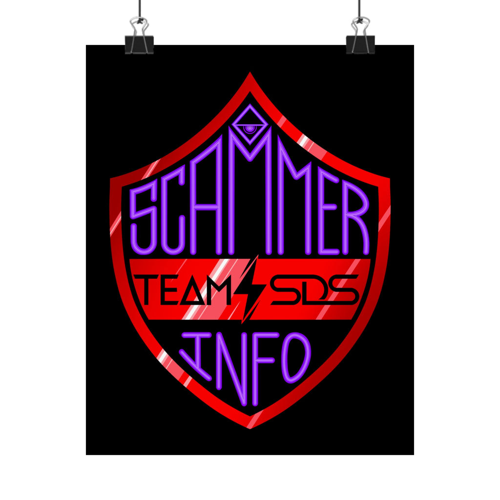Team SDS + Scammer.info Poster